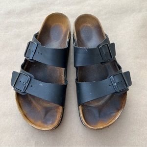 Birkenstock Arizona Black Slides Sandals Size EU 42 / W 11 / M 10